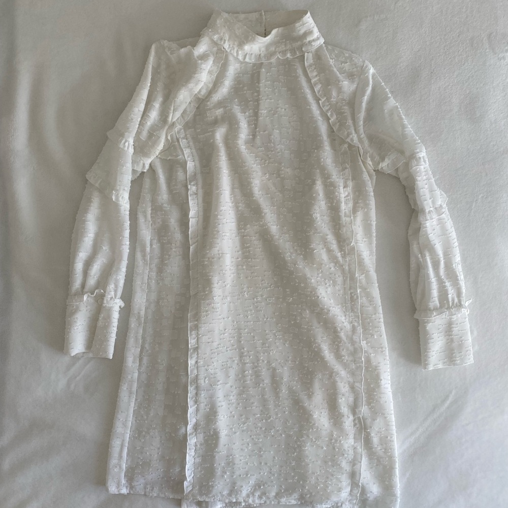 IRO White Long Sleeve Dress